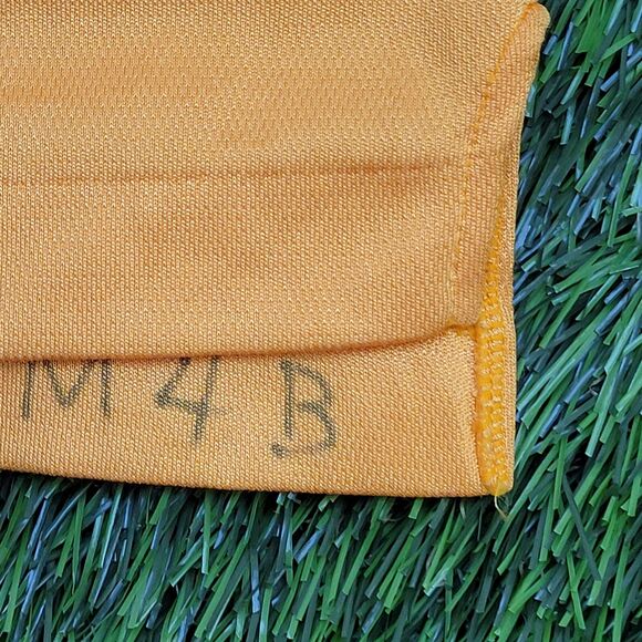 Vintage 90s ASICS Mesh Tank-Top XS 16x25 Orange - Picture 12 of 14